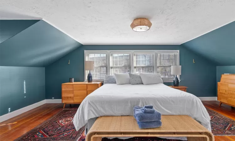 Primary bedroom with double closets