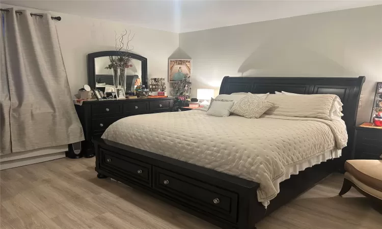 Bedroom featuring light hardwood / wood-style floors