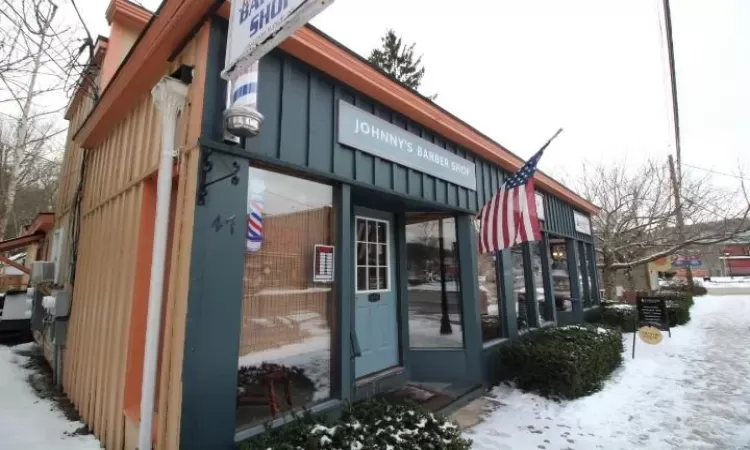 View of snow covered exterior