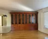 Spare room featuring light wood-type flooring