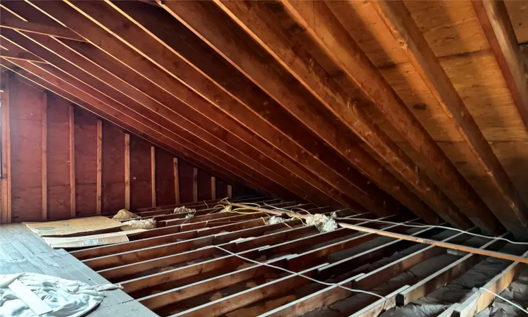 View of attic