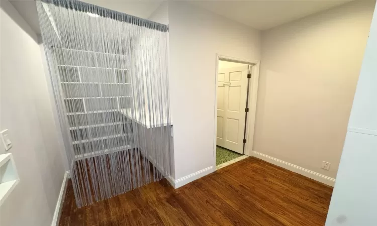 Hall featuring hardwood / wood-style floors