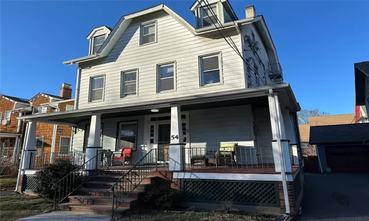 Front of property with shared porch