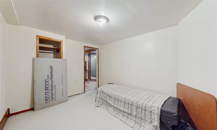 Bedroom featuring a closet