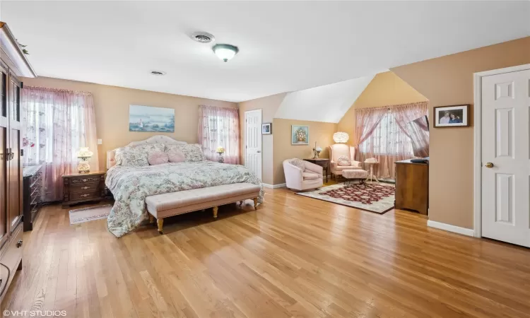 Bedroom featuring light hardwood / wood-style floors