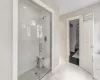 Bathroom featuring walk in shower