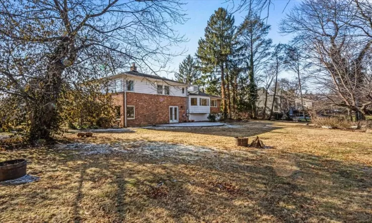 View of yard featuring a patio