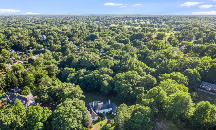 Birds Eye View of Home and Property