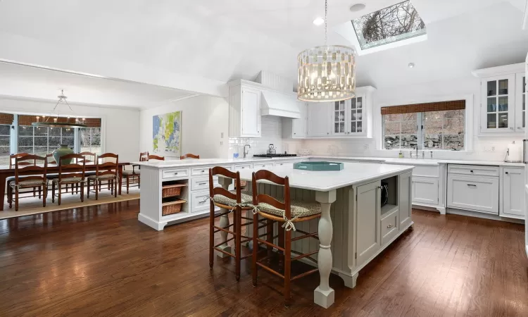 Kitchen with Island Seating and Dining Area