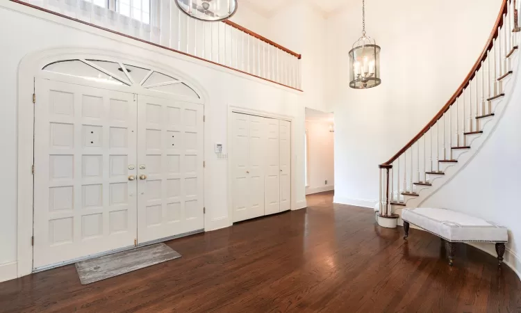 Entry Foyer with Double Door Entrance