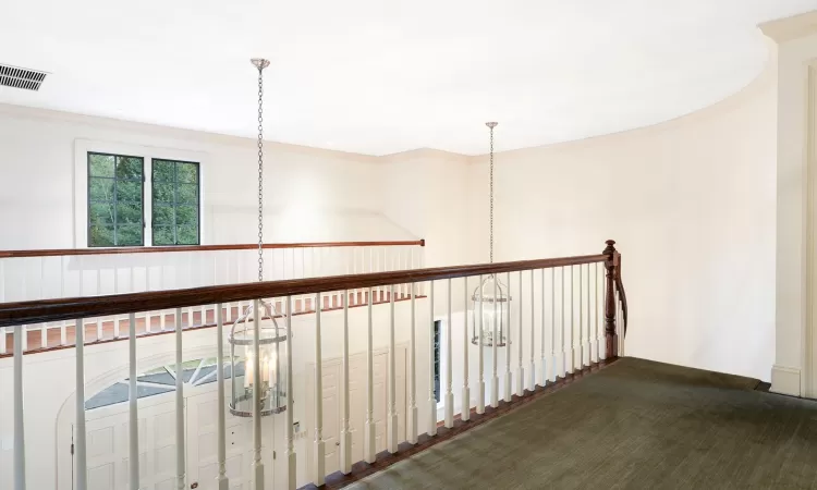 Second Floor Hallway with Balcony