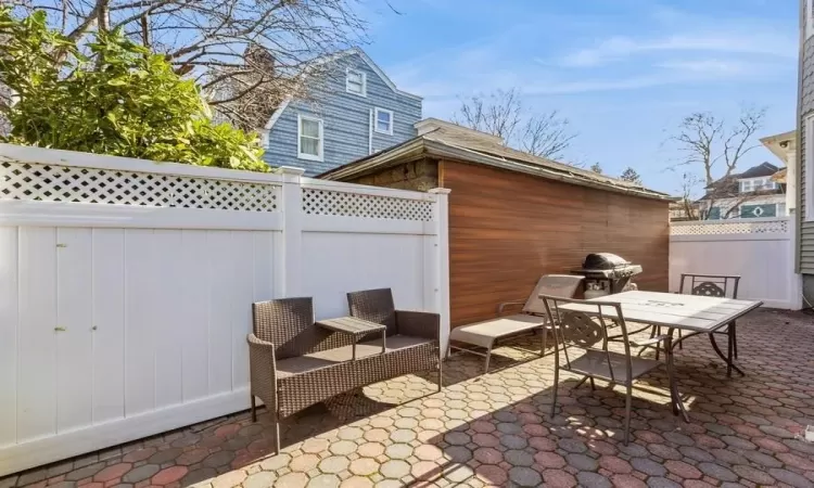 View of patio / terrace featuring a grill