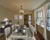 3rd floor Bedroom featuring a dark hardwood / wood-style flooring, lofted ceiling, and radiator heating unit