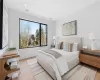 Bedroom featuring light wood-type flooring