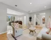 Living room featuring light hardwood / wood-style floors