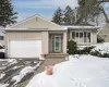 Ranch-style house with a garage