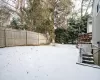 View of snowy yard