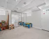 Playroom with light colored carpet