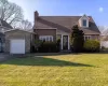 View of front of home featuring a front yard