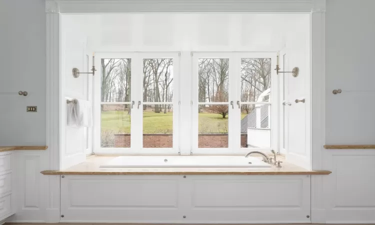 Bathroom with a healthy amount of sunlight