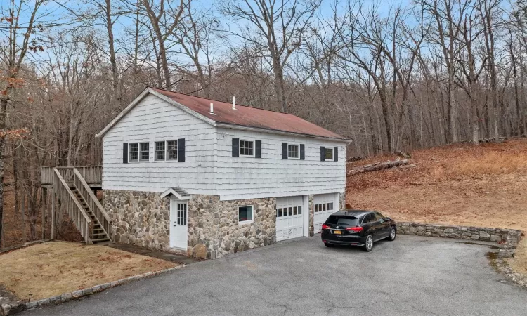 View of 2 Car Garage with 1 Bedroom Accessory Dwelling Unit