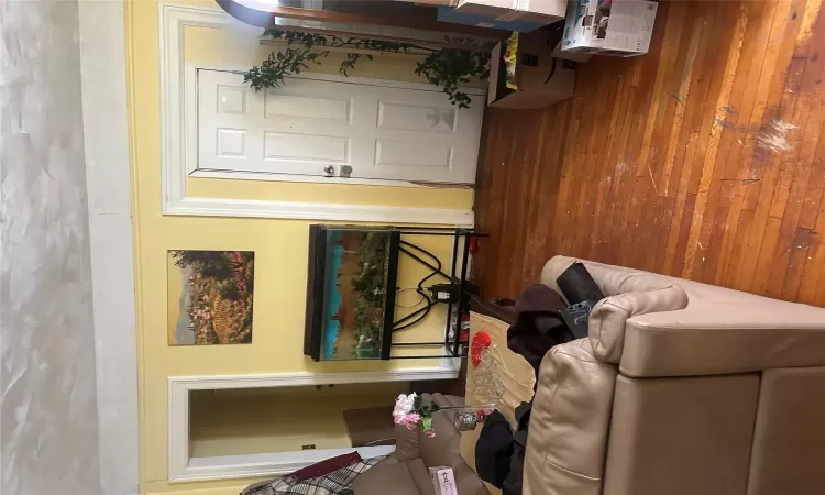 Living room featuring hardwood / wood-style floors