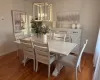 Dining space featuring hardwood / wood-style floors