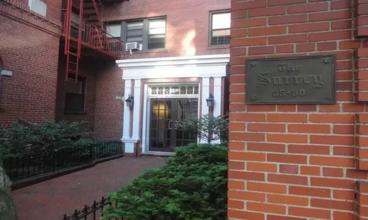 Entrance to property with cooling unit