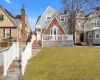 View of front facade with a front lawn