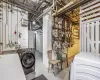 Laundry area with sink /  washer and dryer