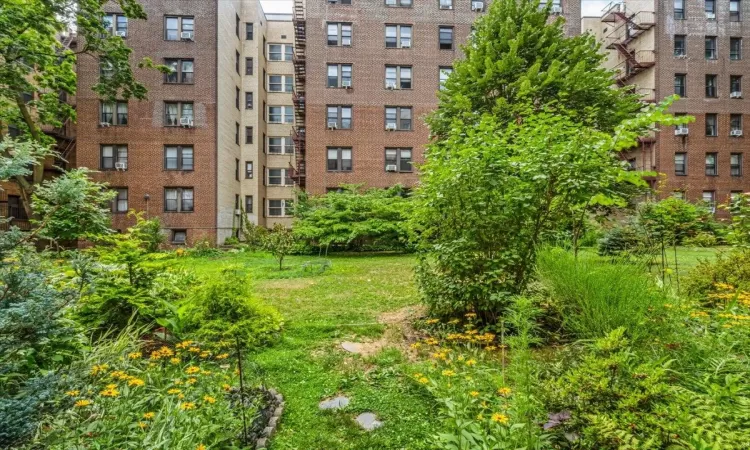 View of property gardens