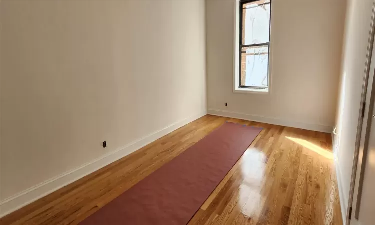 Unfurnished room featuring light hardwood / wood-style floors