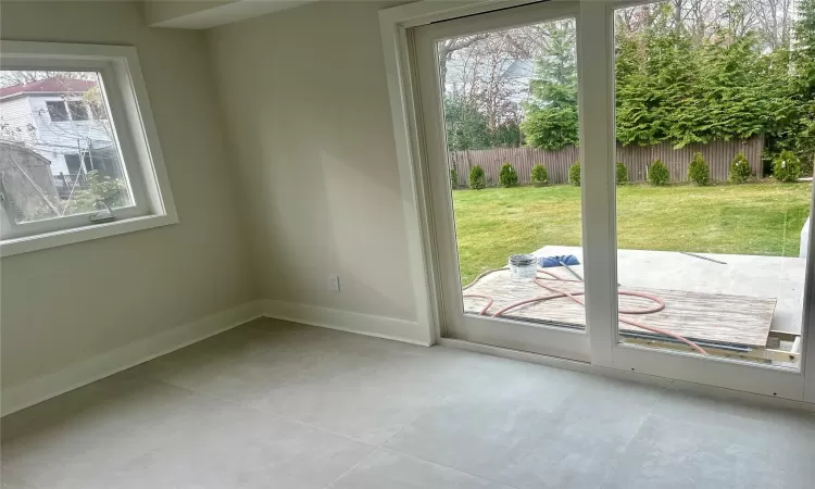 Entryway featuring a wealth of natural light