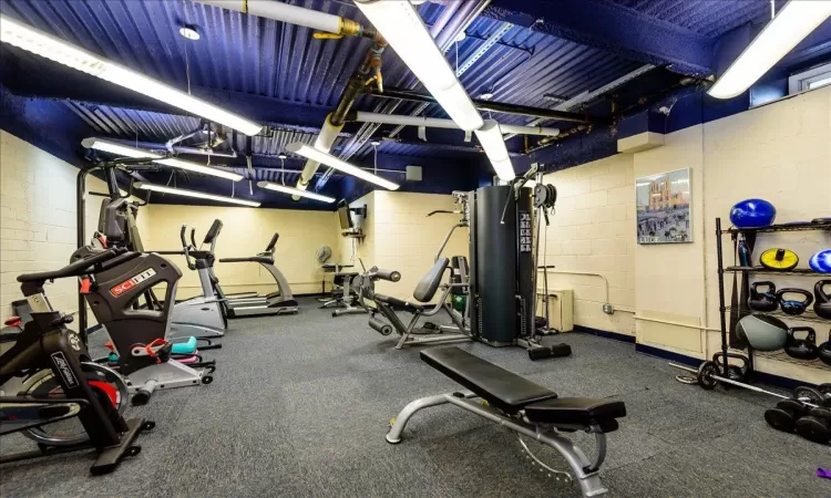 View of exercise room