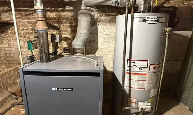 Utilities featuring water heater