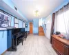 Living area featuring light hardwood / wood-style floors