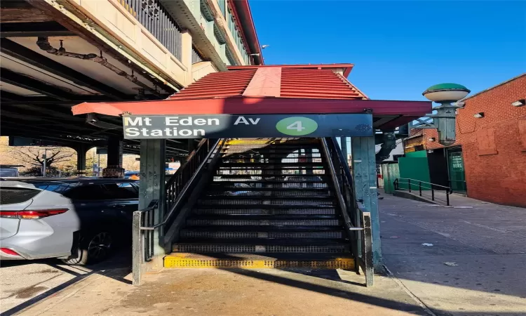 Subway Station next to the store