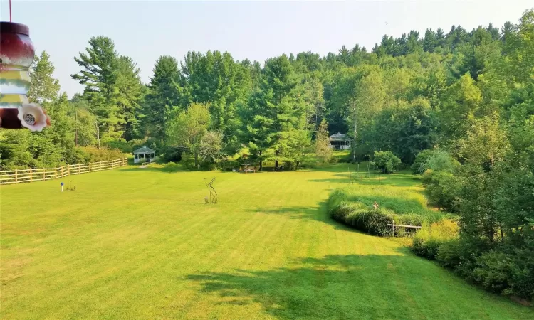 View of yard featuring a rural view