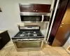 Kitchen featuring appliances with stainless steel finishes