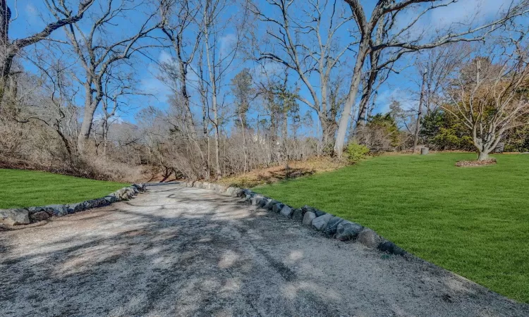 Set back up long driveway