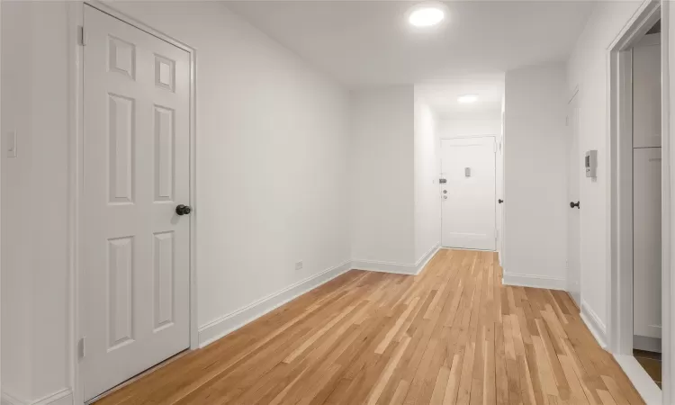 Entry with closets