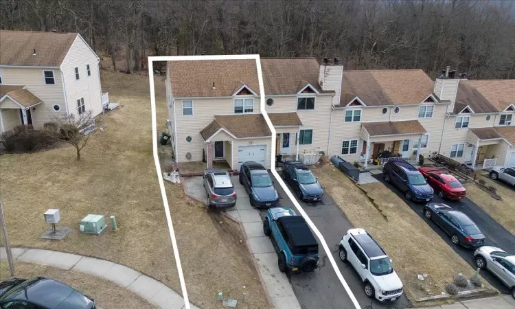 Bird's eye view featuring a residential view