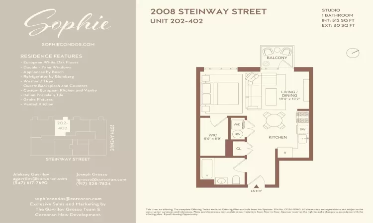 20-08 Steinway Street, New York, NY, 2 Rooms Rooms,1 BathroomBathrooms,Residential,For Sale,Steinway,832121