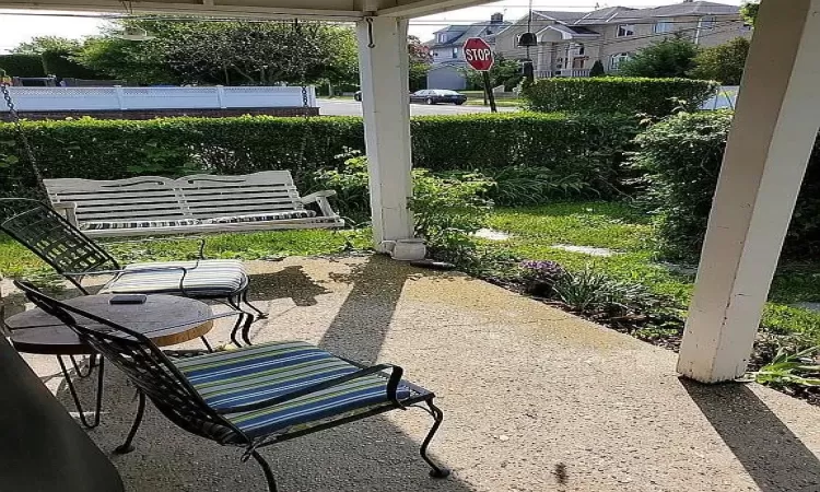 View of patio / terrace featuring covered porch