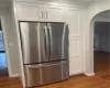 Pantry, stainless steel refridgerator