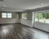 Unfurnished room with a wealth of natural light, visible vents, and recessed lighting