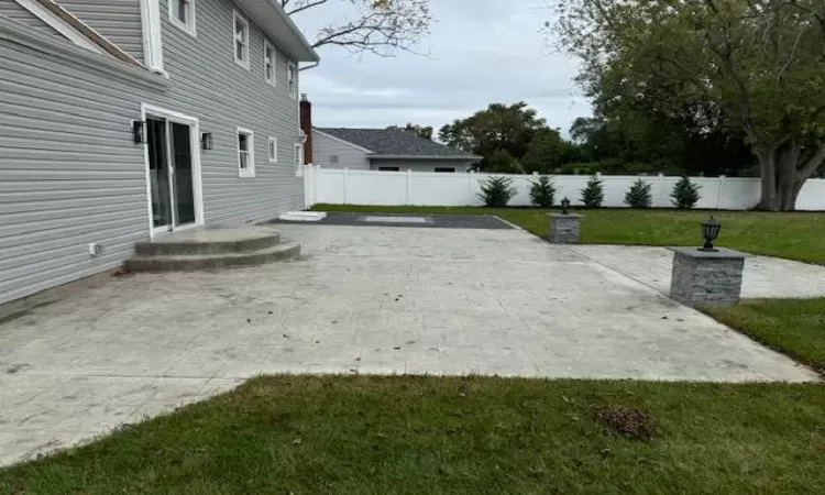 View of patio / terrace with a fenced backyard