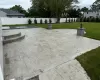 View of patio / terrace with a fenced backyard