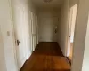 Hallway featuring hardwood / wood-style floors