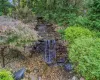 Double waterfall view from primary bedroom.